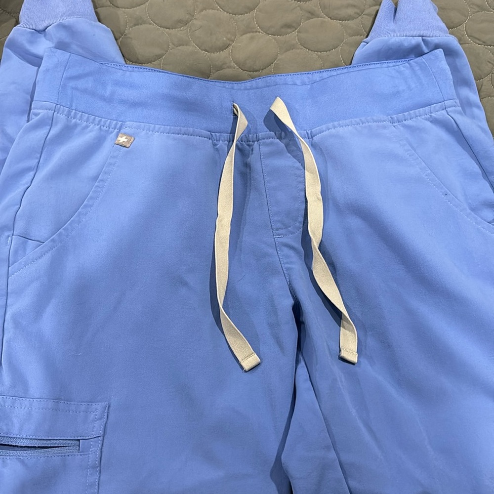 FIGS Ceil Blue Zamora Jogger Scrub Pants